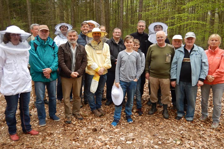 Imkerschulung, Praxisteil in Anglersruh